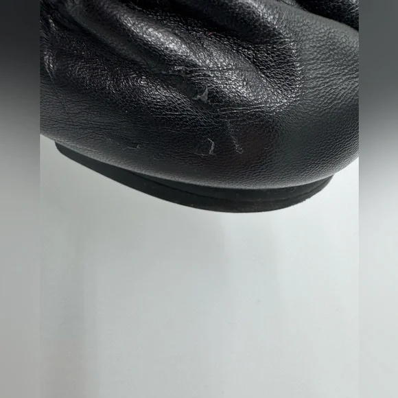 Tory Burch Black Flats with Gold Emblem - Picture 7 of 13